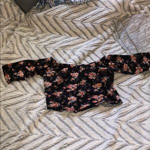 crop top floral